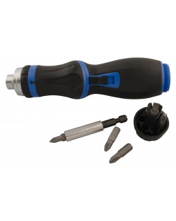 Отвертка со сменными вставками (битами), 9 в 1  KING TONY 32809MR-foto4