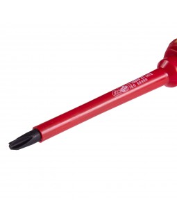 Отвертка комбинированная Slotted/Phillips №2, 100 мм, диэлектрическая KING TONY 147E0204-foto2