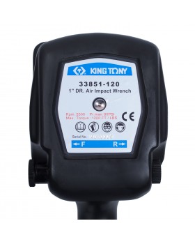 Гайковерт пневматический ударный 1", 1626 Нм KING TONY 33851-120-foto3