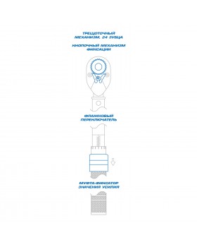Динамометрический ключ серии &quot;COMPACT&quot;, 1/4&quot;, 5-25 Нм, футляр KING TONY 3426C-2DF-foto2
