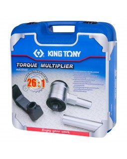 Ручной усилитель крутящего момента 173:4500 Нм, 1/2">1", мультипликатор KING TONY 34488-26-foto3