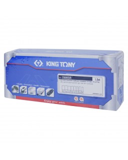 Набор глубоких торцевых головок 3/8&quot;, шестигранные, 3/8&quot;-13/16&quot;, 8 предметов KING TON-foto4