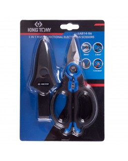 Ножницы электрика для резки проводов 150 мм KING TONY 6AB14-06-foto2