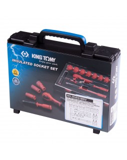 Набор торцевых диэлектрических головок с принадлежностями 1/4&quot;, шестигранные, 5-14 мм, 18 предм-foto2