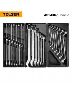 Набор инструментов &quot;ATHLETE&quot; в черной тележке, 189 предметов TOLSEN TT85412-foto9