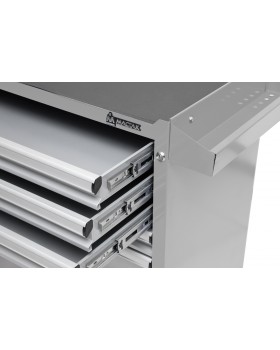 Тележка инструментальная, 5 ящиков, "ОПТИМА", серая МАСТАК 521-05581MG-foto2