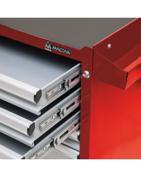 Тележка инструментальная, 5 ящиков, &quot;ОПТИМА&quot;, красная МАСТАК 521-05581MR-foto2