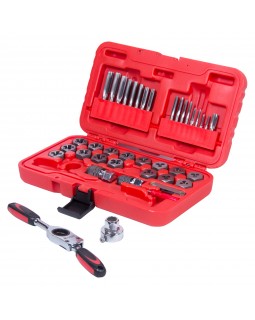 Набор метчиков и плашек SK-5 M3-M12, кейс, 40 предметов МАСТАК 351-00040C-foto4