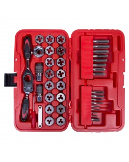 Набор метчиков и плашек SK-5 M3-M12, кейс, 40 предметов МАСТАК 351-00040C-foto3