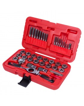 Набор метчиков и плашек SK-5 1/8&quot;-1/2&quot;, кейс, 40 предметов МАСТАК 351-10040C