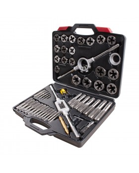 Набор метчиков и плашек SK-5 1/4&quot;-1&quot;, кейс, 51 предмет МАСТАК 351-10051C