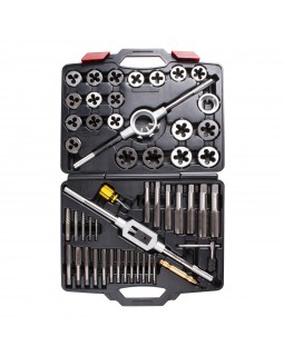 Набор метчиков и плашек SK-5 1/4&quot;-1&quot;, кейс, 51 предмет МАСТАК 351-10051C-foto2