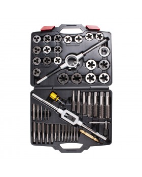 Набор метчиков и плашек SK-5 1/4&quot;-1&quot;, кейс, 51 предмет МАСТАК 351-10051C-foto2