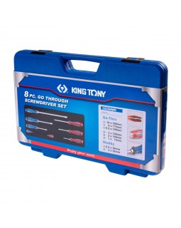 Набор отверток в кейсе, 8 предметов KING TONY 35208MR-foto2