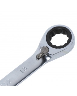 Ключ трещоточный комбинированный с флажковым переключением 18 мм KING TONY 373218M-foto3