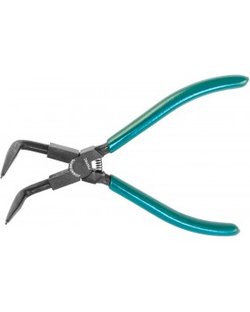 Щипцы для стопорных колец с удлиненными губками 216 мм. сжим загнутый-foto2