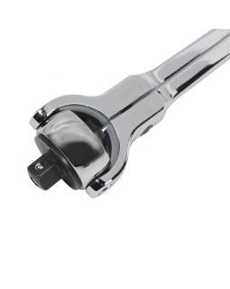 Трещотка 3/8", 230 мм, 72 зубца, дисковый механизм, поворотная голова с кнопкой KING TONY 3752--foto3