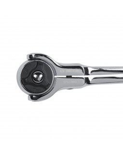 Трещотка 3/8", 230 мм, 72 зубца, дисковый механизм, поворотная голова с кнопкой KING TONY 3752--foto4