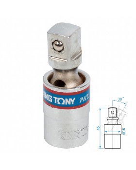 Кардан 3/8&quot;, шаровый KING TONY 3794