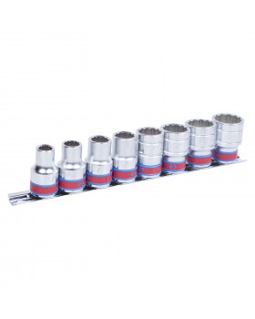 Набор торцевых головок 1/2&quot;, двенадцатигранные, 3/8&quot;-7/8&quot;, 8 предметов KING TONY 4010