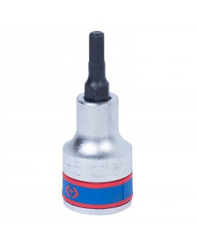 Насадка (бита) торцевая 1/2&quot;, HEX, 5 мм, L = 60 мм KING TONY 402505