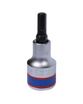 Насадка (бита) торцевая 1/2&quot;, HEX, 6 мм, L = 60 мм KING TONY 402506