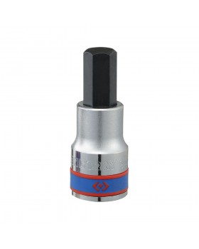 Насадка (бита) торцевая 1/2&quot;, HEX, 12 мм, L = 60 мм KING TONY 402512