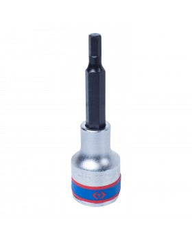 Насадка (бита) торцевая 1/2&quot;, HEX, 5 мм, L = 80 мм KING TONY 403505