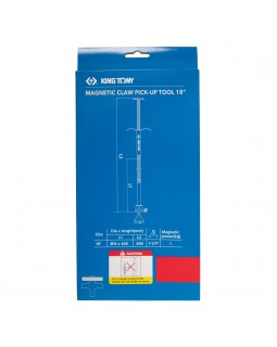 Захват магнитно-механический на гибком стержне 15х440 мм KING TONY 2126A-18-foto2