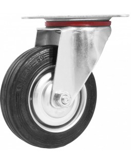 TT6-R Колесо D-100мм поворотное без тормоза для тележки Thorvik-foto2