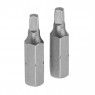 Набор вставок (бит) торцевых 1/4&quot;, Square, №1, 25 мм, 2 предмета TOLSEN TT20238