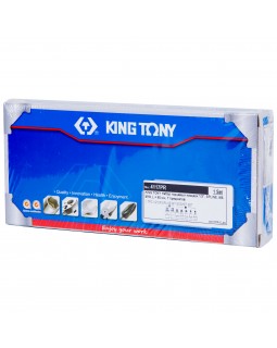 Набор торцевых насадок 1/2", SPLINE, M6-M18, L = 60 мм, 7 предметов KING TONY 4117PR-foto4
