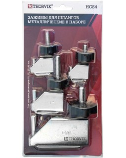 HCS4 Зажимы для шлангов металлические в наборе, 4 предмета-foto2