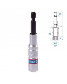 Головка для шуруповерта двенадцатигранная 1/4&quot;, 8 мм, L = 80 мм KING TONY 76B808M-foto2