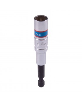 Головка для шуруповерта двенадцатигранная 1/4&quot;, 9 мм, L = 80 мм KING TONY 76B809M