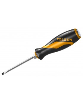 Отвертка шлицевая &quot;GRIPro&quot;, Slotted 6,5 мм, 100 мм, силовая TOLSEN TT20114