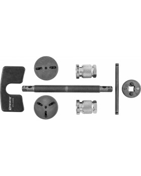 ABCRT2 Приспособление для возврата поршней дисковых тормозных механизмов в наборе, 7 предметов-foto4