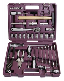 TS056 Набор инструмента универсальный 1/4", 1/2"DR, 56 предметов Thorvik-foto2