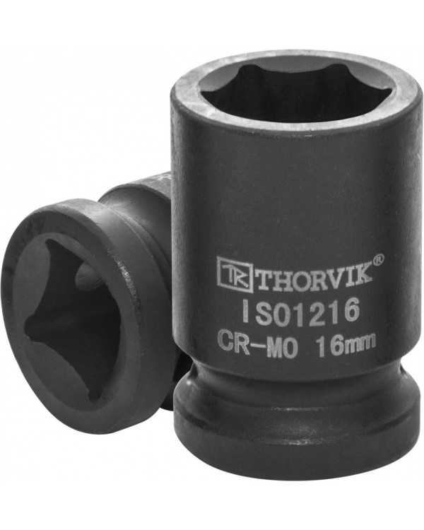 IS01216 Головка торцевая ударная 1/2"DR, 16 мм