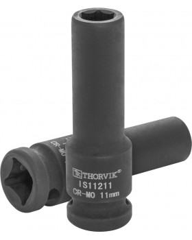 IS11211 Головка торцевая ударная глубокая 1/2"DR, 11 мм