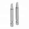 Набор вставок (бит) торцевых 1/4&quot;, Slotted, 6,5х1,2 мм, 50 мм, 2 предмета TOLSEN TT20307