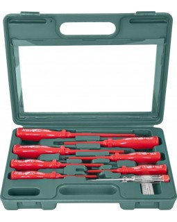 Набор отверток диэлектрических SL 0,4х2,5х85-1,2х6,5х150 и PH #0-2, 8 предметов-foto2