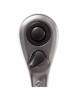 Трещотка 1/4", 140 мм, 90 зубцов, флажковая с кнопкой KING TONY 2773-55GS-foto4