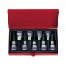 Набор торцевых насадок 1/2&quot;, TORX, Т20-Т60 мм, L = 80 мм, 9 предметов KING TONY 4119PR