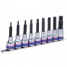 Набор торцевых насадок 1/2&quot;, TORX, Т20-Т60 мм, L = 80 мм, 9 предметов  KING TONY 4119PR10