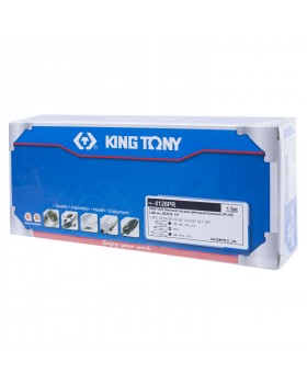 Набор торцевых насадок 1/2", SPLINE, M5-M16, L = 80 мм, 8 предметов KING TONY 4128PR-foto3