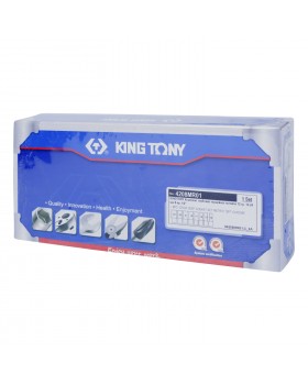 Набор глубоких торцевых головок 1/2&quot;, двенадцатигранные, 12-24 мм, 8 предметов KING TONY 4208MR-foto4