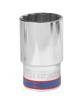 Головка торцевая глубокая двенадцатигранная 1/2&quot;, 34 мм KING TONY 423034M