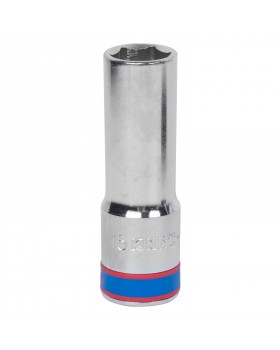 Головка торцевая глубокая шестигранная 1/2&quot;, 15 мм KING TONY 423515M