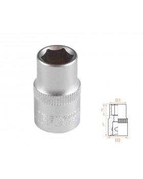 Головка торцевая стандартная шестигранная 3/8&quot;, 10 мм AFFIX AF00030010